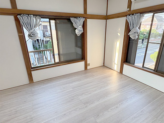 内装リフォーム 畳をフローリングに一新した、お掃除しやすいお部屋